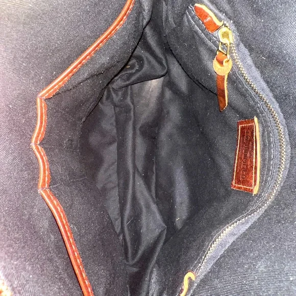 JW Hulme Excursion Handbag Purse Crossbody Bag Made in USA Leather - Picture 2 of 11